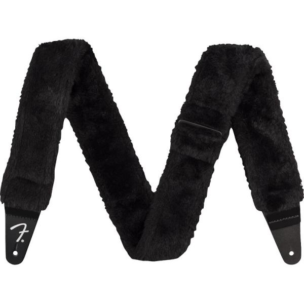 Fender USA Poodle Plush Strap (Black) [0990642010]