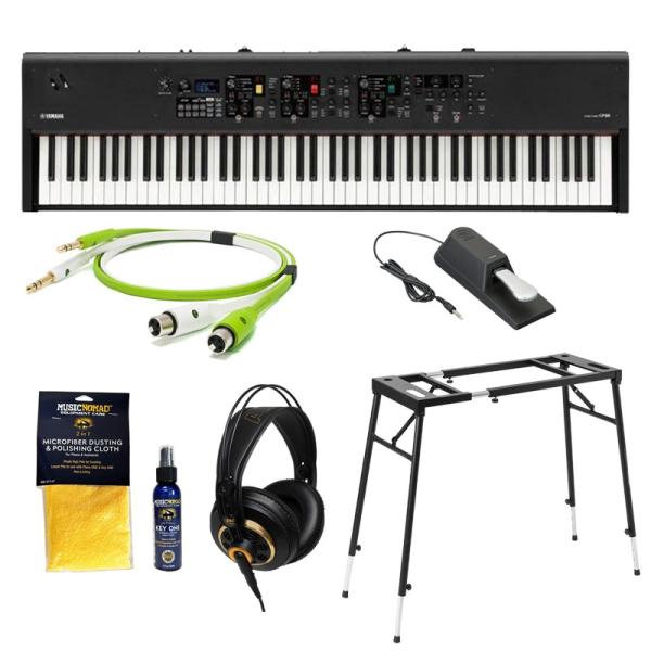YAMAHA CP88 鍵盤堂プレミアム・セットB【オヤイデケーブル・AKGヘッドホン・テーブル型ス...