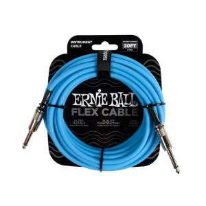 ERNIE BALL Flex Cable Blue 20ft #6417｜ikebe