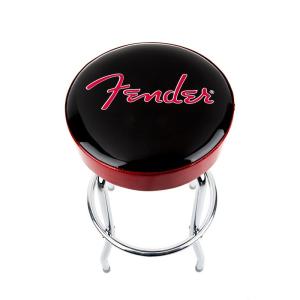 Fender USA Fender(R) Red Sparkle Logo Barstool， Black/Red Sparkle 30[#9192022003]
