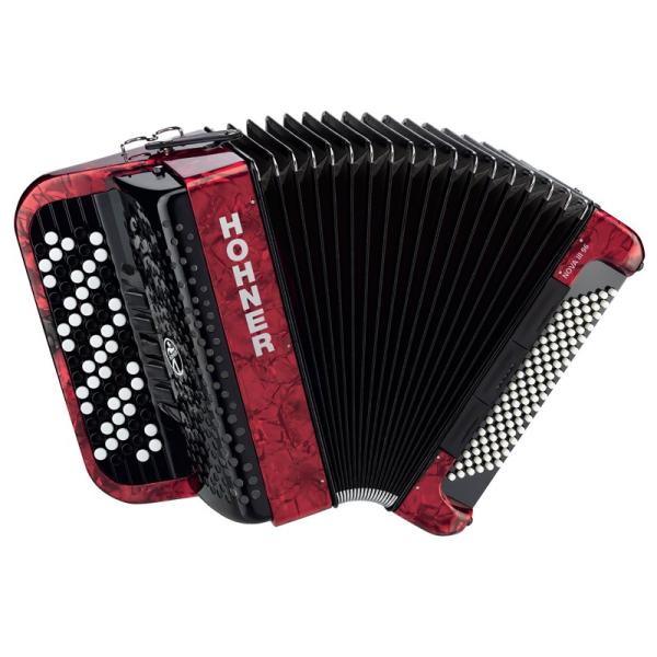 Hohner (アコーディオン専門店・出荷前検品発送)Nova III 96 RED レッド  ホー...