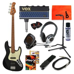 Bacchus BJB-1-RSM/M (BLK) 【ベース初心者入門セット