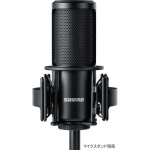 SHURE シュア MV7+ ポッドキャストキット MV7+-K-BNDL SHURE MV7+ ポッドキャストキット(ブラック，スタンド付き)(MV7