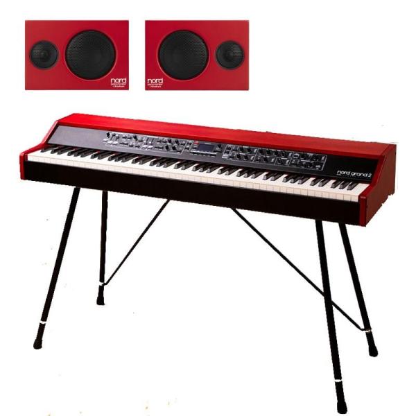 Nord（CLAVIA） Nord Grand 2+純正スタンド+PianoMonitorV2 ノー...