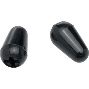 Fender USA 【決算売り尽くしセール】 Stratocaster Switch Tips Black (2個入り) [0994939000]｜イケベ楽器店