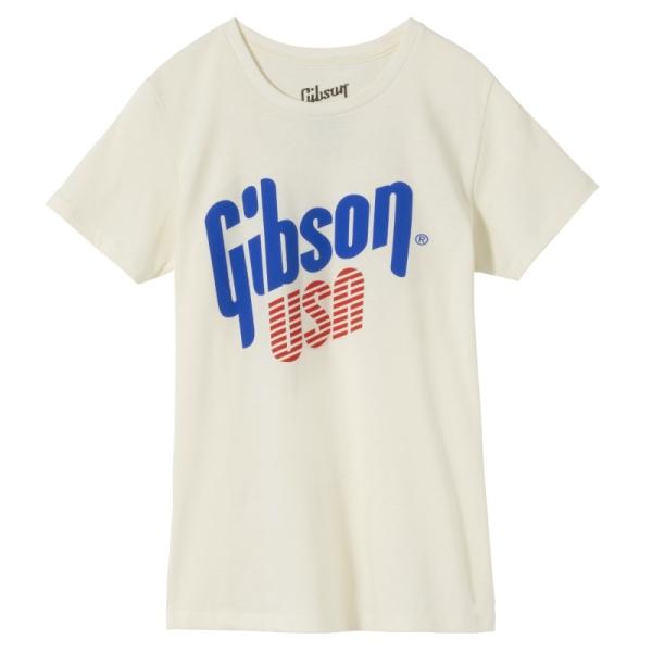 Gibson 【新楽器応援セール】  USA Women's Tee (Vintage White)...