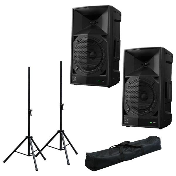 AlphaTheta WAVE-EIGHT + ロゴ入りスピーカースタンドセット 【ポータブル・アン...