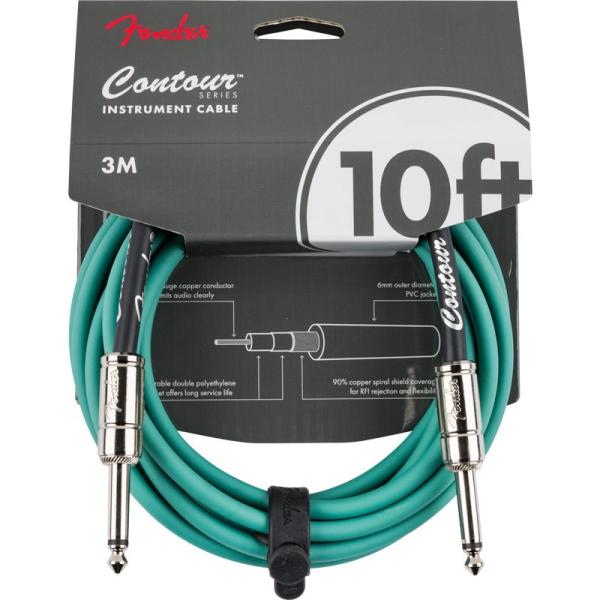 Fender USA CONTOUR SERIES INSTRUMENT CABLE (10feet...