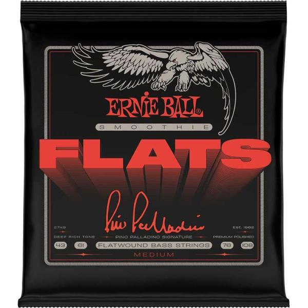 ERNIE BALL Pino Palladino Smoothie Flats Bass Stri...