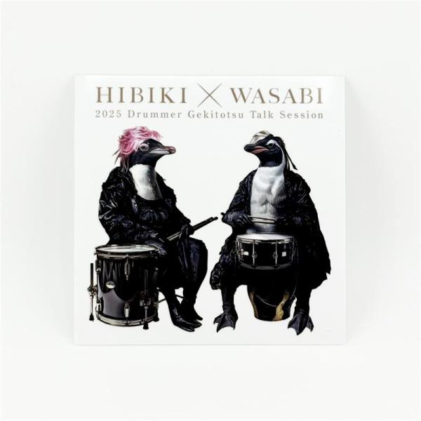 Ikebe Original 響×山葵 ビックステッカー（ホワイト）