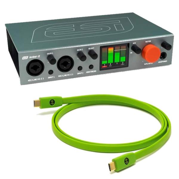 ESI Amber i2 + OYAIDE製高品質USBケーブルセット(Type C to C 1....