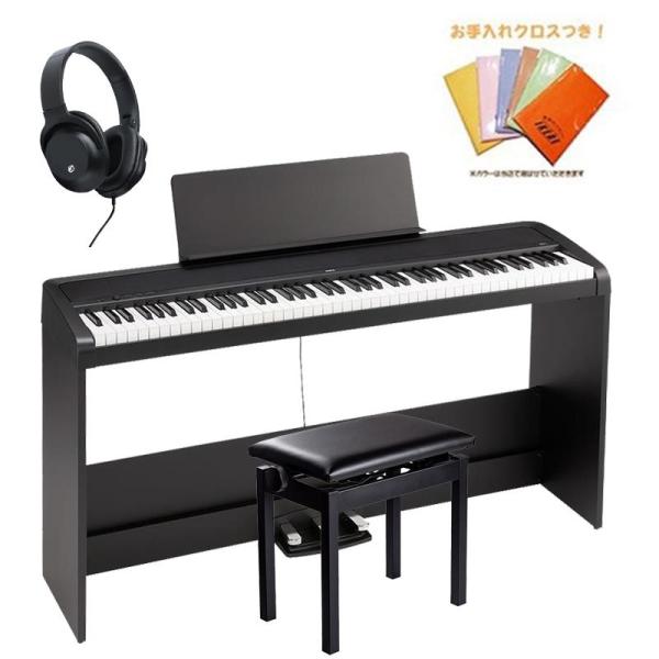 KORG (台数限定・純正ピアノダストカバー付)コルグ 電子ピアノ デジタルピアノ B2+SP BL...