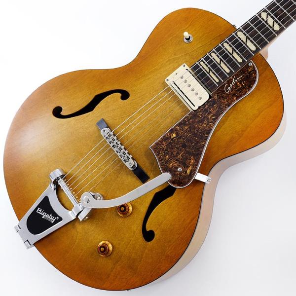 Godin 5th Avenue Jumbo P-Rail Harvest Gold 展示特価！