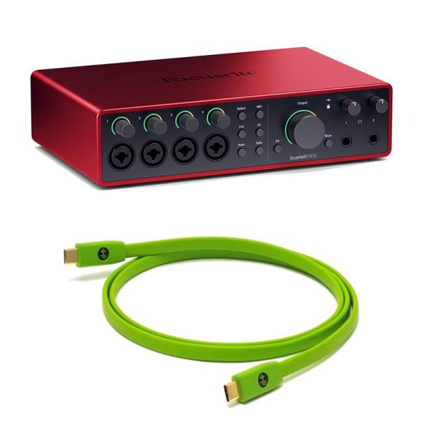 Focusrite Scarlett 18i16 Gen4 + OYAIDE製高品質USBケーブルセ...
