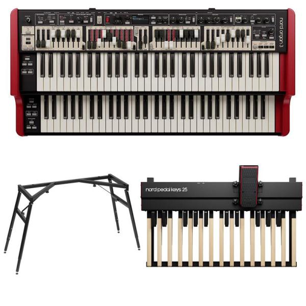 Nord（CLAVIA） Nord Organ 3+専用スタンド+Nord Pedal Keys 2...