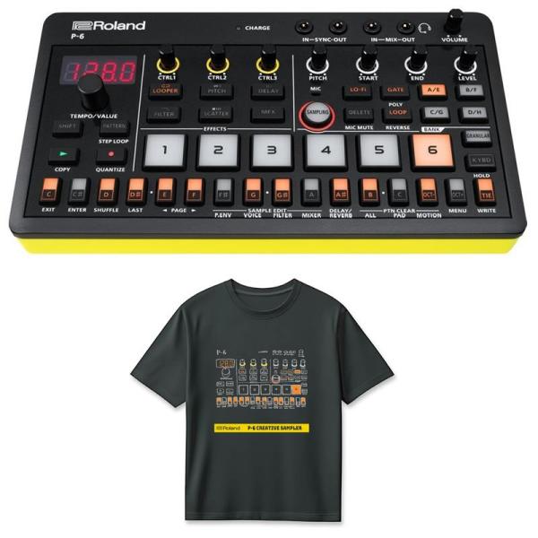 Roland (Tシャツセット)P-6 Creative Sampler AIRA COMPACT ...