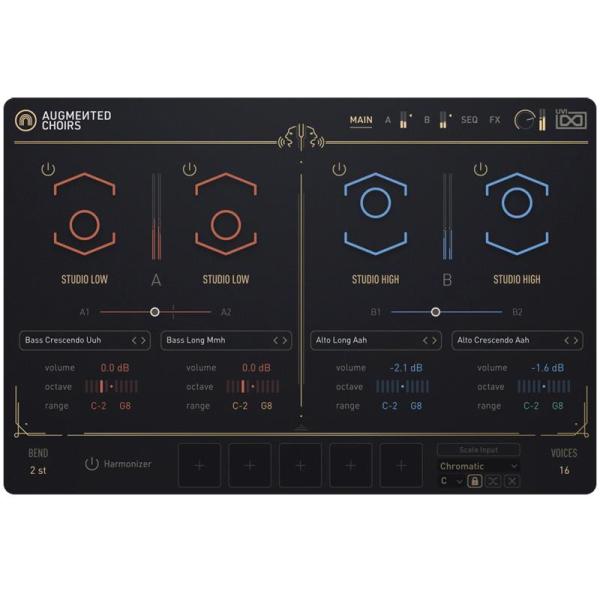UVI Augmented Choirs (クワイヤ音源)(ハイブリッドボーカル)(合唱団)(オンラ...