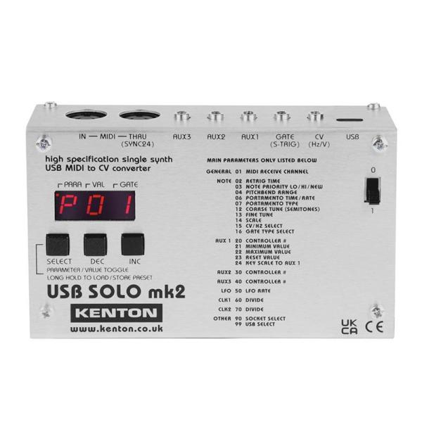 KENTON USB SOLO Mk2 (ケントン)(MIDI-CVコンバーター)(MIDIインター...