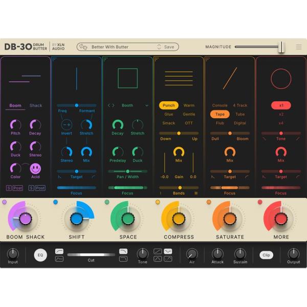 xlnaudio 【エクセルエヌオーディオサマーセール！】DB-30 Drum Butter (プラ...