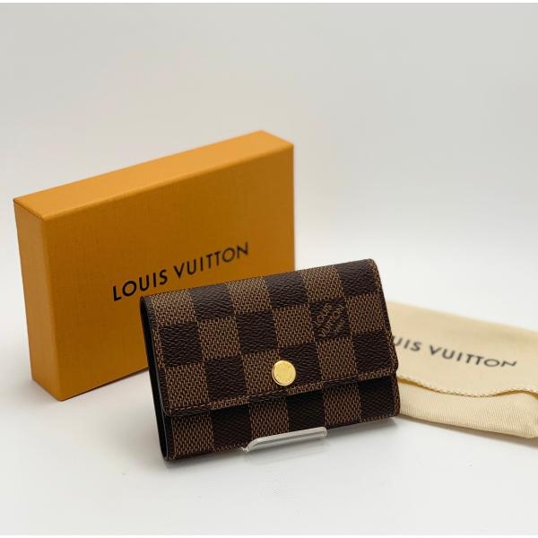 ★未使用 ルイ・ヴィトン ミュルティクレ6 ダミエ キーケース6本用 N62630 箱・布袋付