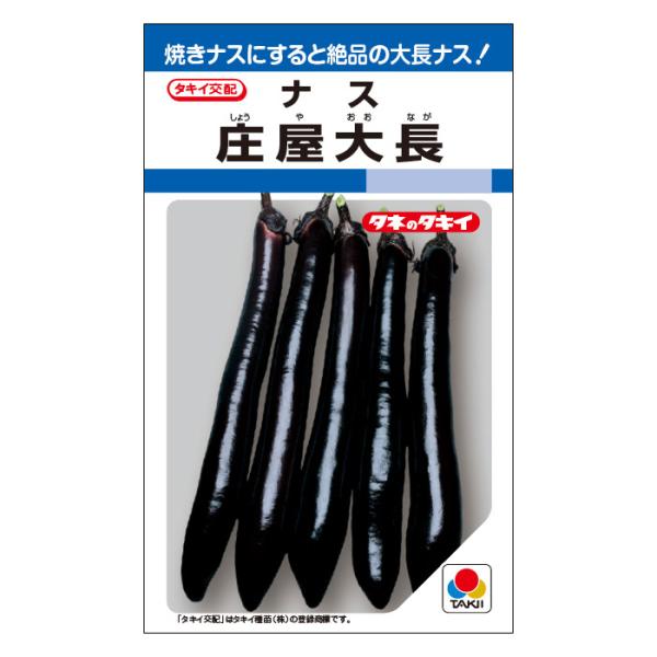 タキイ種苗 ナス 種 庄屋大長 DF(小袋）