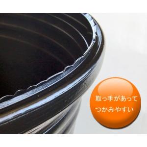 黒ポリポット TOポリポット 丸タイプ 36c...の詳細画像1