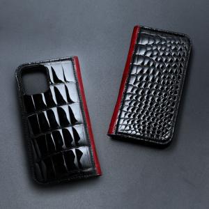 Felisi（フェリージ） スマホケース クロコダイル型押し エンボス