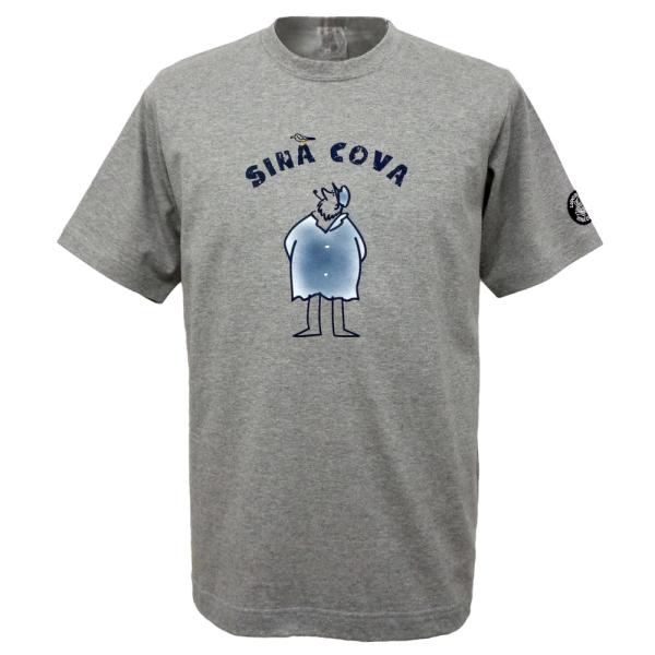30%OFF 春夏 シナコバ やさしいキャプテンpt 半袖丸首Ｔシャツ (グレー) (M)(L)(L...