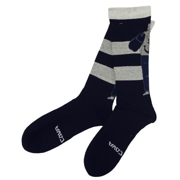 シナコバ 後ろ姿キャプテン 着圧 ロングソックス (濃紺) GD*0124277490920