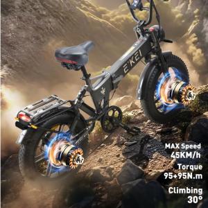 両輪駆動 一般原動機付自転車 電動バイク E’...の詳細画像1