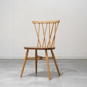 EC470｜Xバックチェア(標準・クロス脚)/イギリスのビンテージ家具｜ERCOL（アーコール）｜ikeikakunet