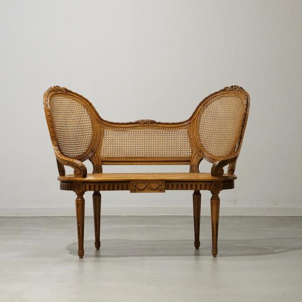 PX115685｜Cane Settee/CuginiLanzani/ランザーニ｜イタリアクラシック...