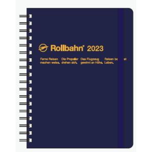 2023年 手帳 ロルバーンダイアリー Ｌ ダークブルー 130004-428 デルフォニックス ダイアリー 10月始まり