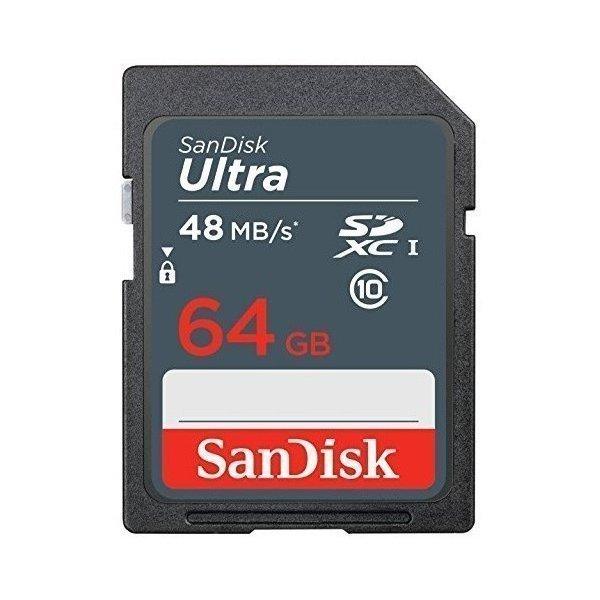 送料無料メール便 SDカード 64GB　class10 サンディスク SDXCカード