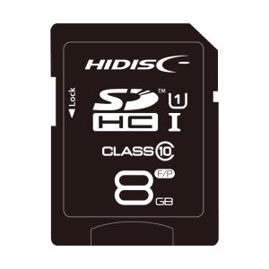 同梱可能 SDカード 8GB SDHCカード クラス10 UHS-1/ケース付き HDSDH8GCL10UIJP3/2347 HIDISC｜ikenetjigyoubu