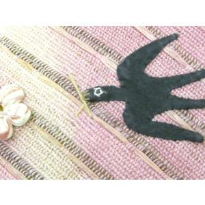 タペストリー 麻 春 つばめ インテリア雑貨 004の詳細画像4