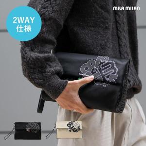 mila milan クラッチバッグ 2WAY　(エリオ)　≪カジュアル お出かけ 旅行 エナメル ナイロン ギフト 贈り物 クリスマス Xmas 男性 彼氏 メンズ  お父さん ≫｜iketeivilla