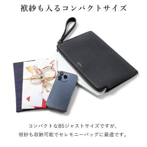 FUJITAKA フジタカ公式 レザークラッチ...の詳細画像3
