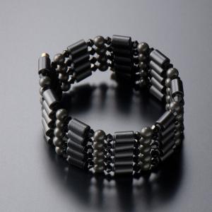 磁気ネックレス SSS-001 ハイブリッドループ ALL BLACK