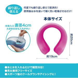 ネッククーラー かちわりIcyNeck ブルー...の詳細画像2