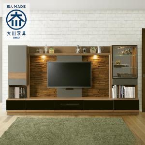 テレビボード ハイタイプ 3点セット 180cm 40cm 日本製 国産 壁面収納