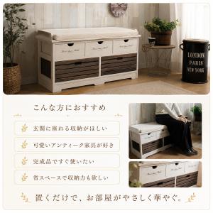 ベンチチェスト 収納 おしゃれ ベンチ 完成品...の詳細画像2