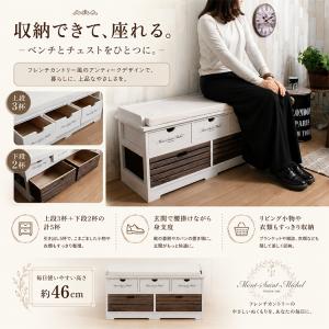ベンチチェスト 収納 おしゃれ ベンチ 完成品...の詳細画像3