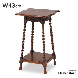 テーブル サイド 電話台 花台 コンソール アンティーク 机
