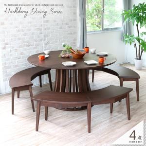 幅120cm ダイニング 丸テーブル 5点セット sbkt120-5-marut351wn 北欧