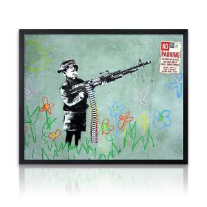 アートパネル Banksy バンクシー Game Changer ゲーム・チェンジャー