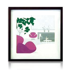 アートパネル 安川敏明 Toshiaki Tasukawa コロナチェア ミッド