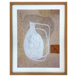 アートパネル 安川敏明 Toshiaki Tasukawa ミッドセンチュリー 絵画