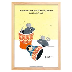 アートパネル Leo Lionni レオ・レオニ Alexander and the Wind-up Mouse アレクサンダとぜんまいねずみ モダン アートポスター おしゃれ ssx