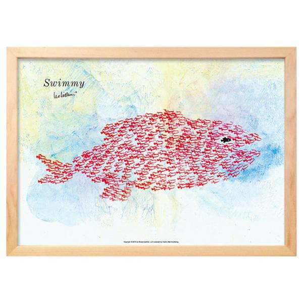 アートパネル Leo Lionni レオ・レオニ Swimmy Giant Fish スイミー モダ...